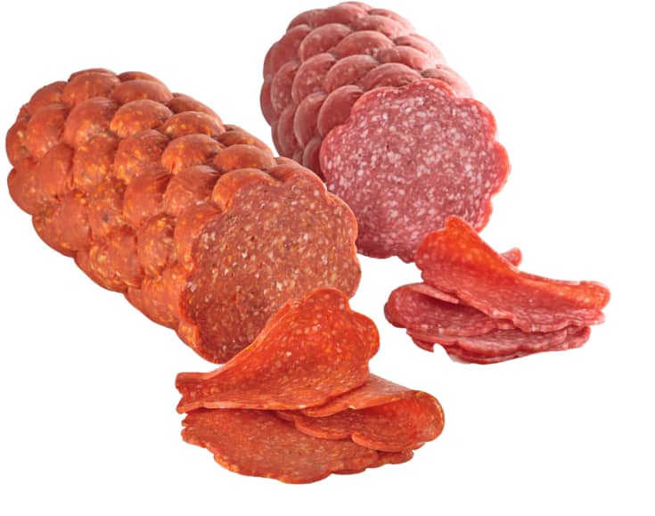 Edelsalami oder Hot-Chili-Edelsalami