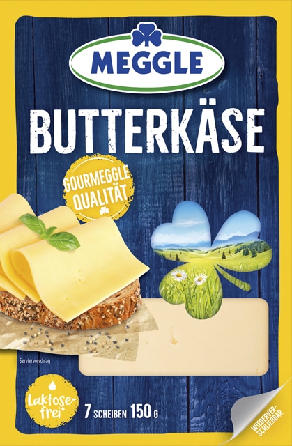 Meggle Butterkäse oder Mild & Nussig