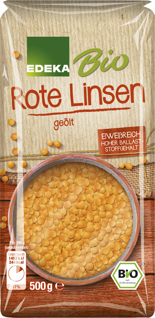 EDEKA Bio Rote Linsen, Kichererbsen