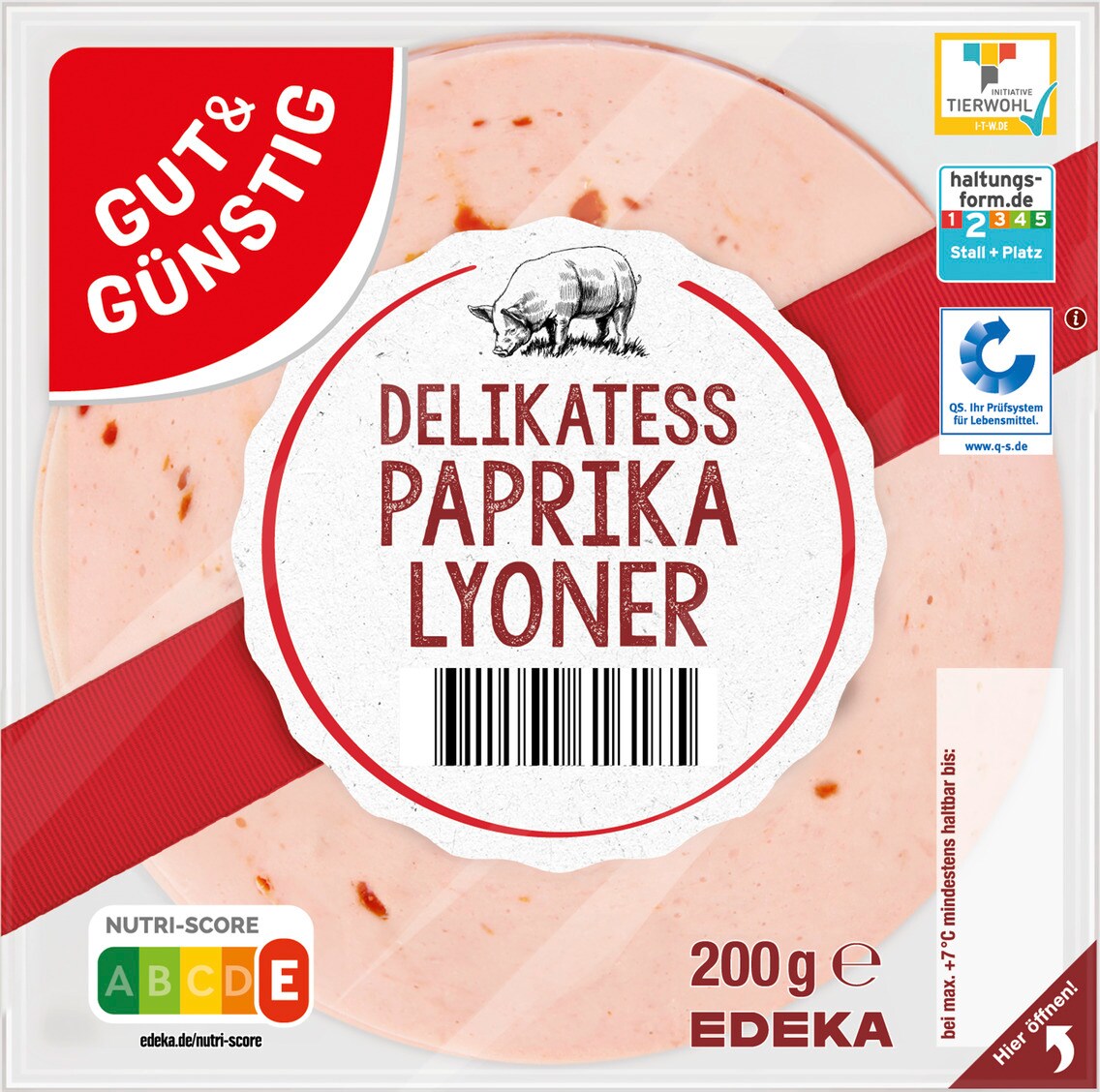 Gut & Günstig Delikatess Brühwurst-Aufschnitt