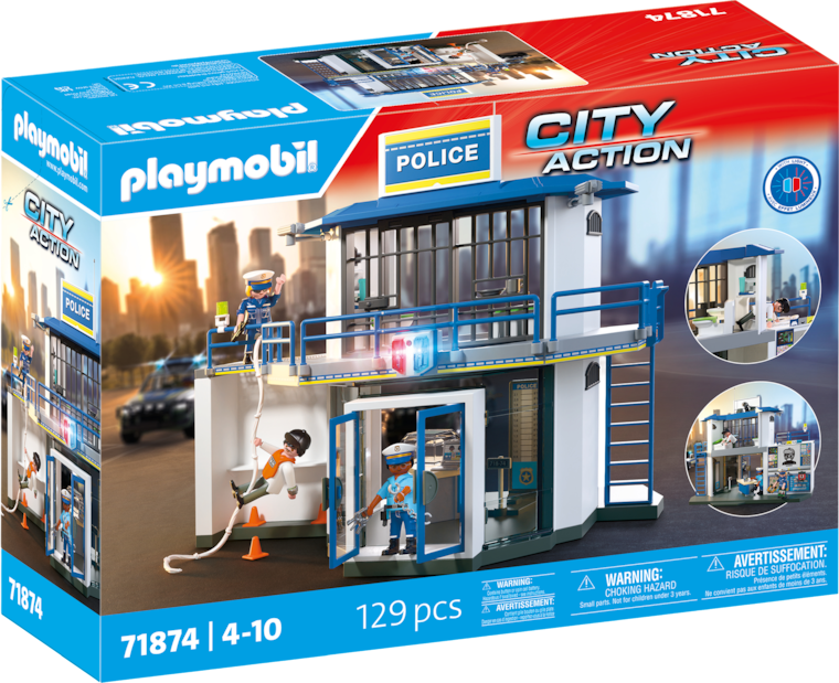 PLAYMOBIL "71874" Polizeiwache mit Fahndungsraum