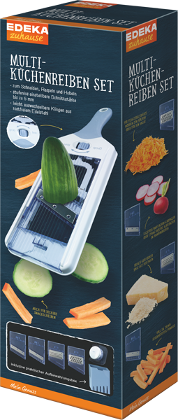 EDEKA zuhause Multi-Küchenreiben-Set