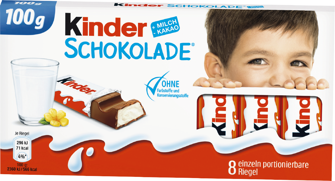 Ferrero kinder Schokolade oder Yogurette