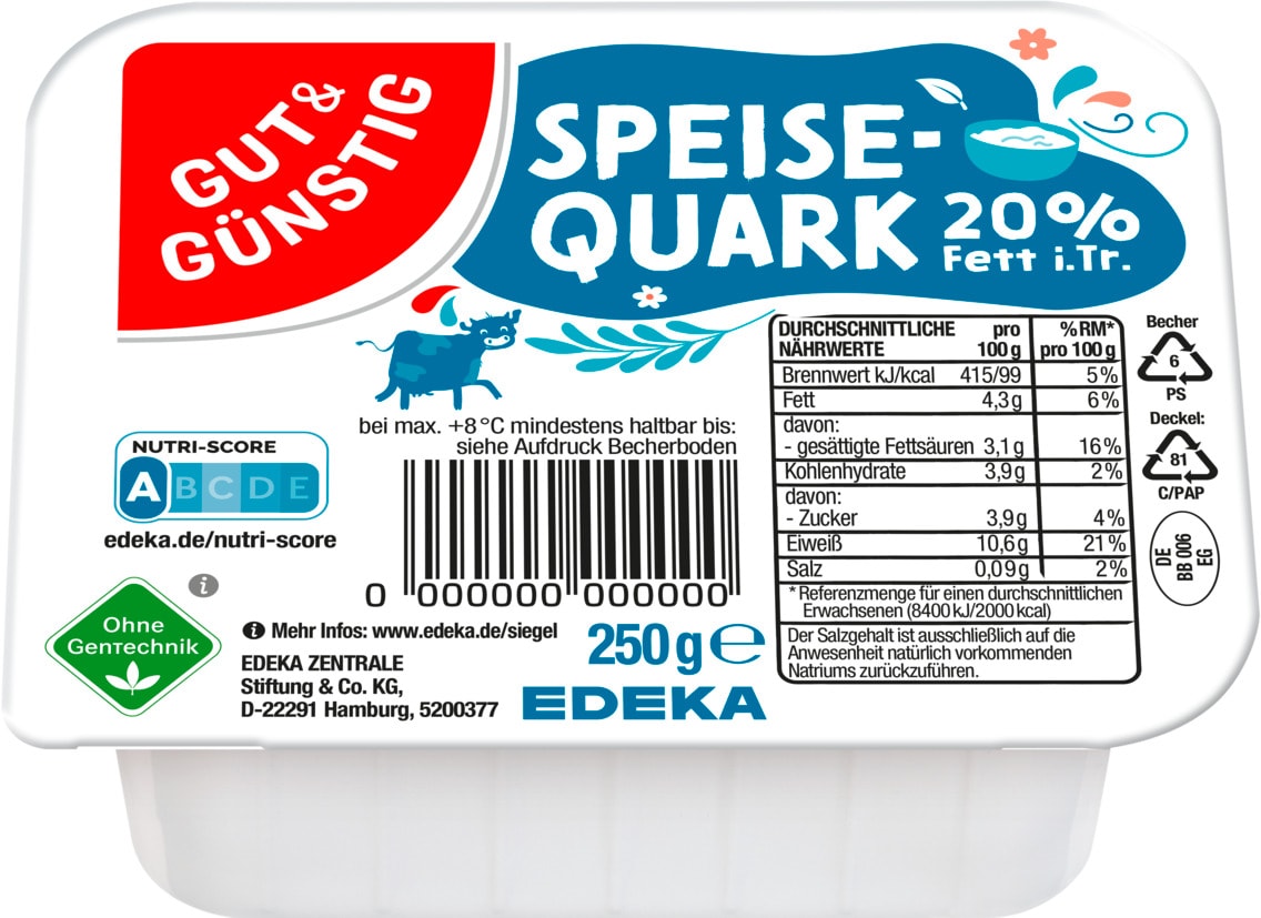 Gut & Günstig Speise-Quark