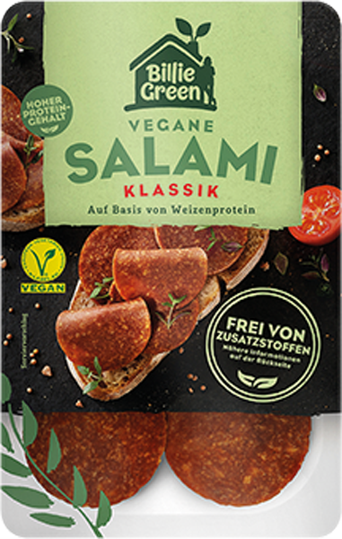 Billie Green Vegane Salami oder Mortadella