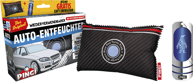 Auto-Entfeuchter mit gratis-Dufterfrischer