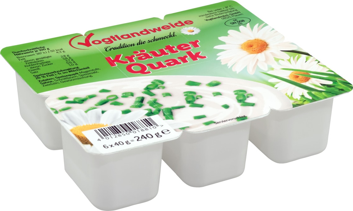 Vogtlandweide Kräuter Quark