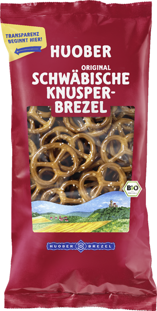 Huober original schwäbische Bio Knusper-Brezel 