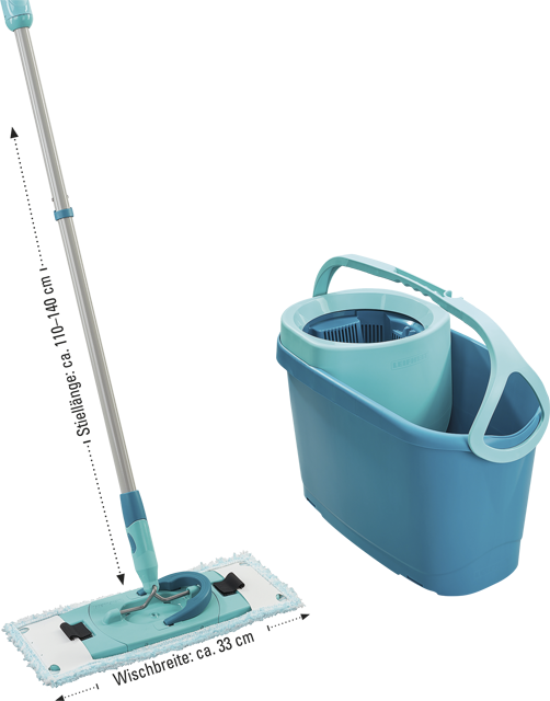 LEIFHEIT Flachwischer-Set „Clean Twist M Ergo“