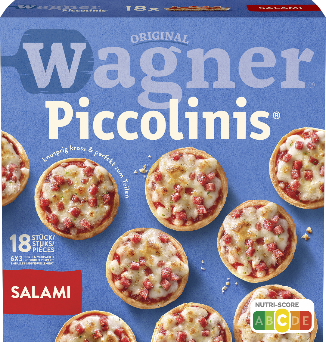 Wagner Steinofen Piccolinis Salami oder Drei Käse