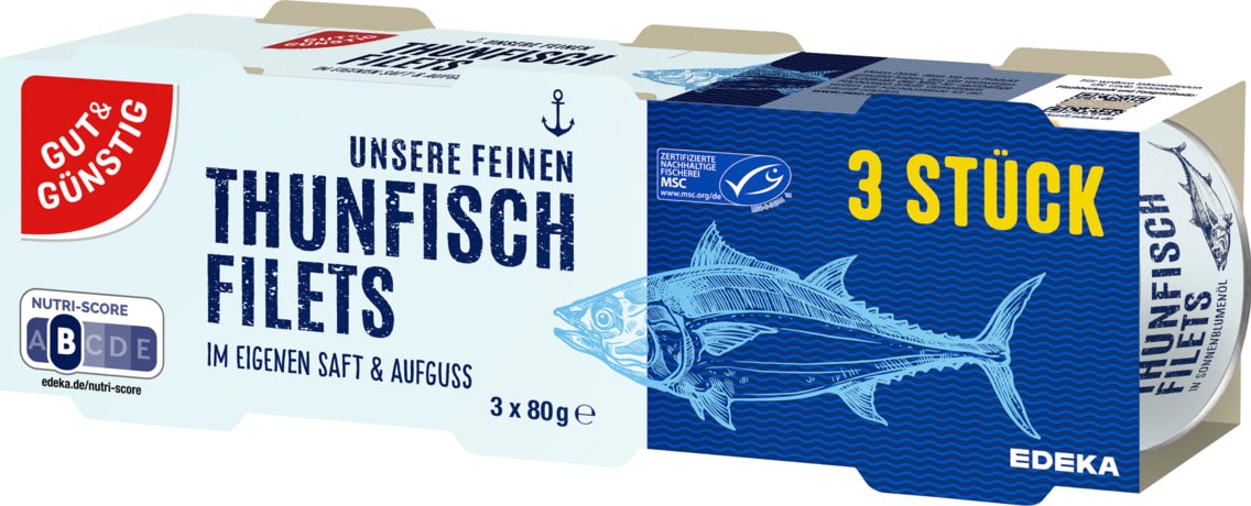 Gut & Günstig MSC Thunfisch Filets
