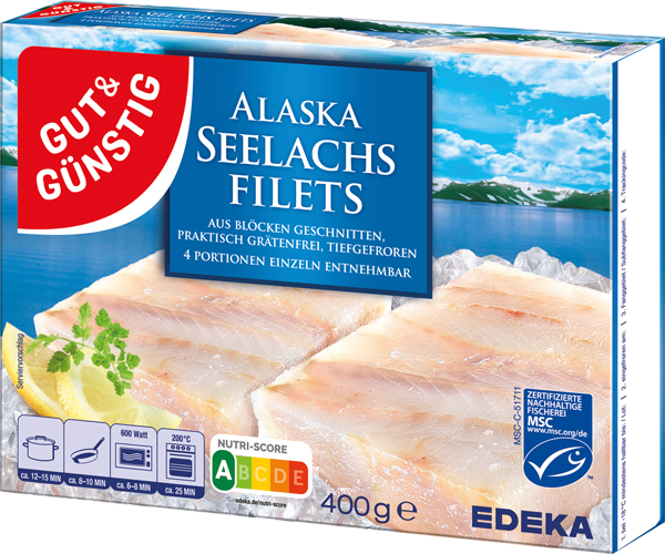 GUT&GÜNSTIG Alaska-Seelachsfilets