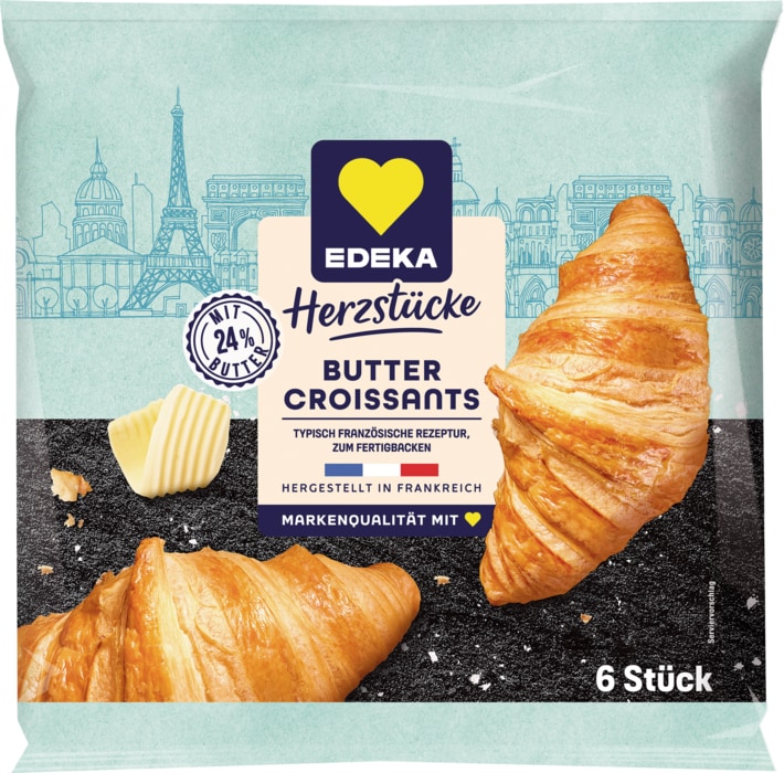 EDEKA Herzstücke Butter-Croissants
