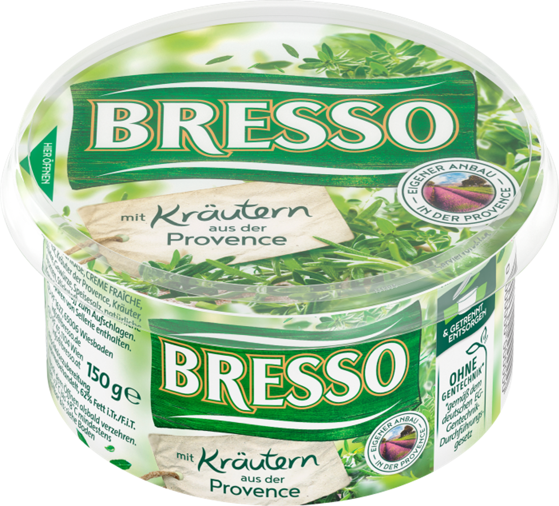 Bresso Frischkäsezubereitung