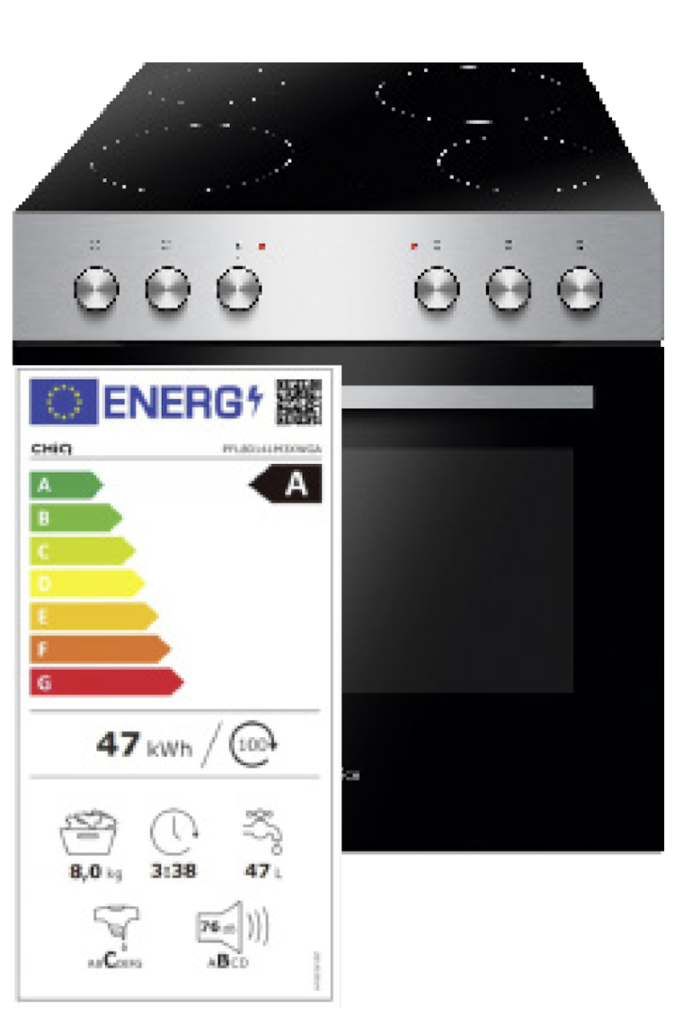 Amica Herd-Set, Glaskeramik-Kochfeld „EHC 933 041 E“