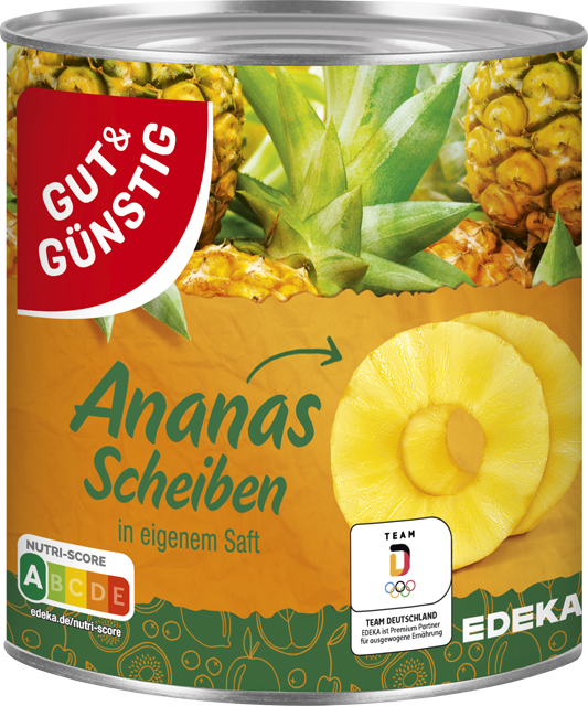 Gut & Günstig Ananas Scheiben