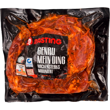 Rasting - "Genau mein Ding" Schweinenackensteaks