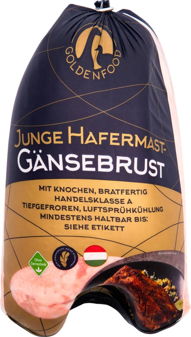 Junge Hafermast-Gänsebrust