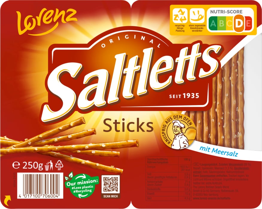 Lorenz Saltletts oder Erdnuß-Locken