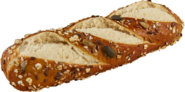 Aus dem SB-Backshop im Markt: Laugenstange mit Saaten 