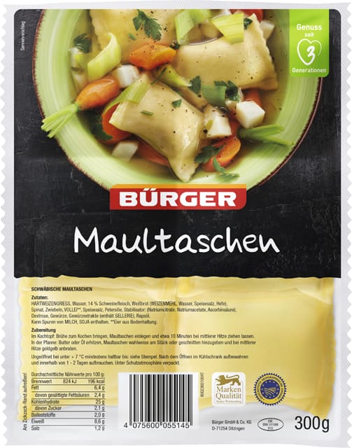 Bürger Maultaschen