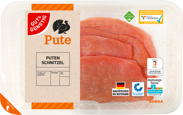 Gut & Günstig Putenschnitzel