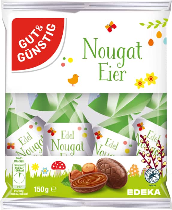 Gut&Günstig Nougat-Eier