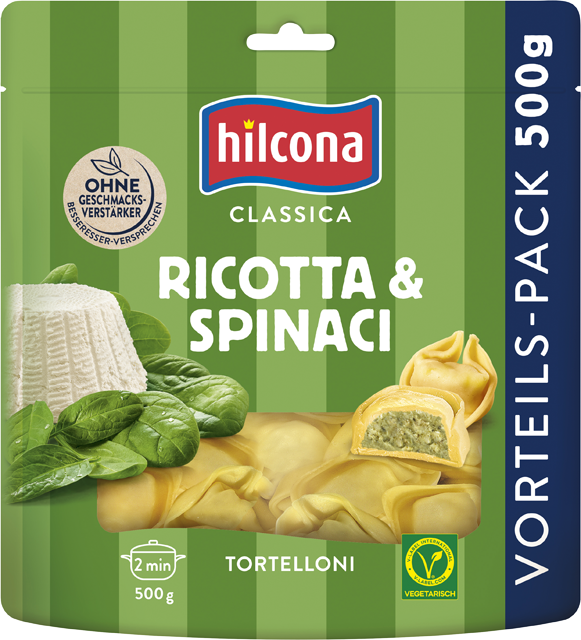 Hilcona Tortelloni Ricotta & Spinaci