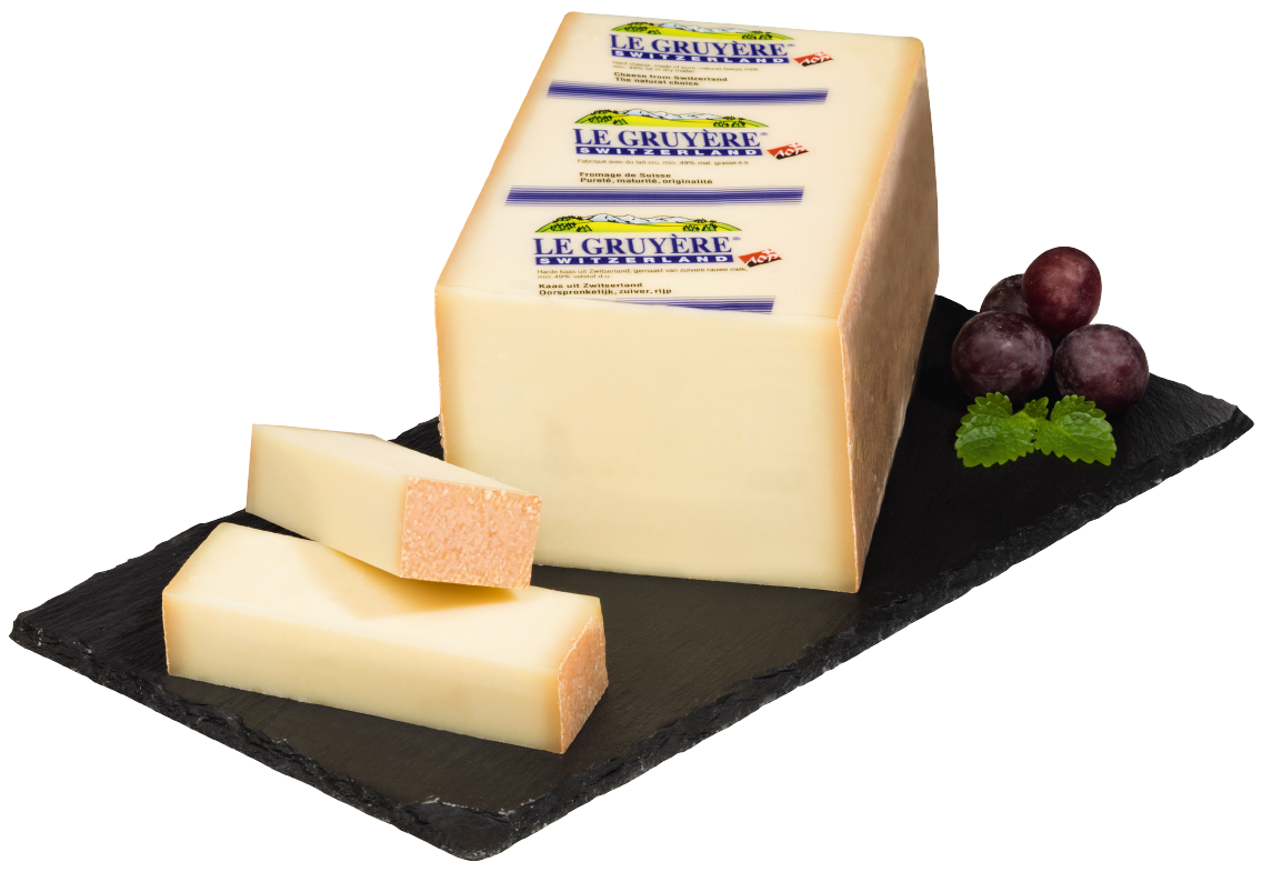 Le Gruyère schweizer Hartkäse