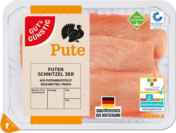 GUT&GÜNSTIG Putenschnitzel