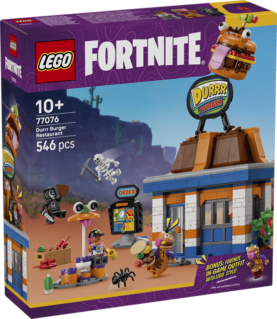 LEGO FORTNITE Durrr Burger Restaurant „77076“
