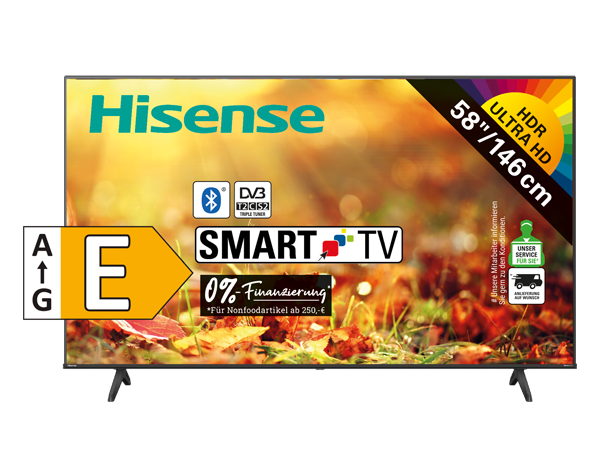 HISENSE "58E6NT" 4K-UHD-TV