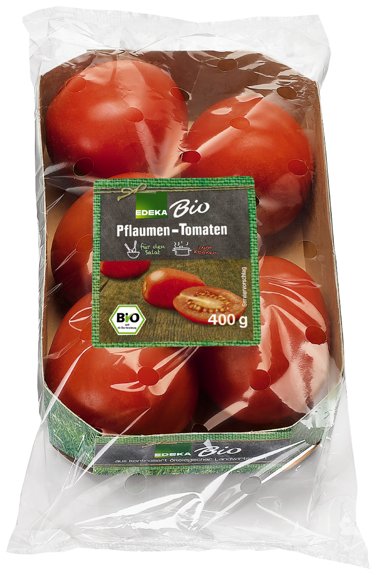 EDEKA Bio Pflaumen Tomaten