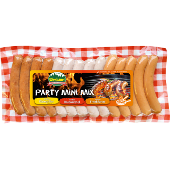 Wiesbauer - Party Mini Mix, Käse-Krainer oder Chili-Käse-Griller