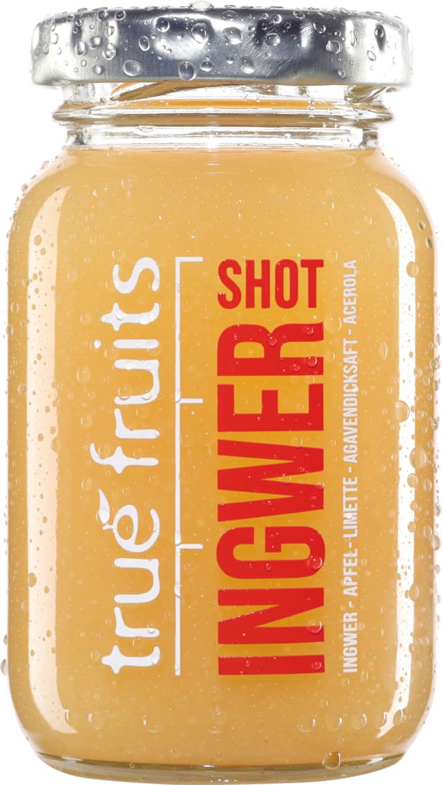 true fruits Ingwer Shot