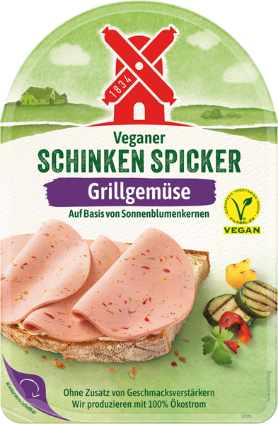 Rügenwalder Mühle Veganer Schinkenspicker oder veganer Aufschnitt