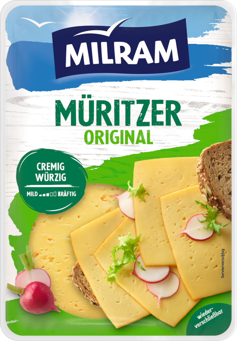 Milram deutscher Schnittkäse oder Reibekäse