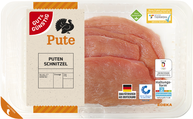 Gut & Günstig Putenschnitzel 
