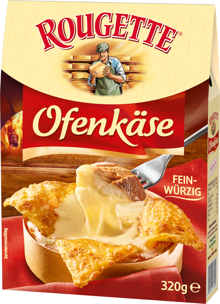 Rougette Raclette- oder Ofenkäse