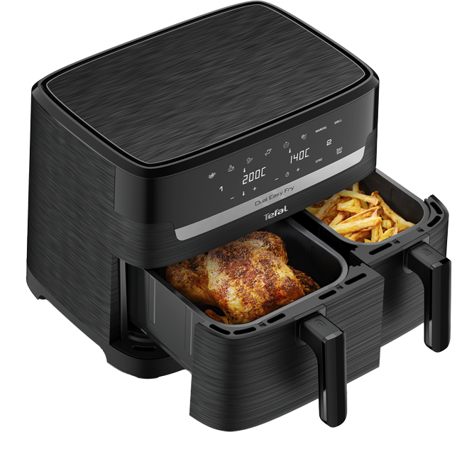 Tefal Doppelheissluftfritteuse „EY901N“ 