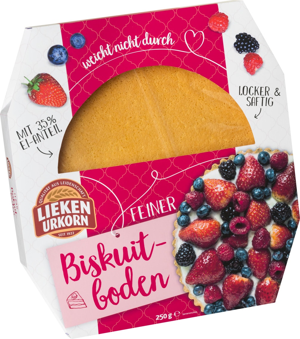 Lieken Urkorn Feiner Biskuitboden