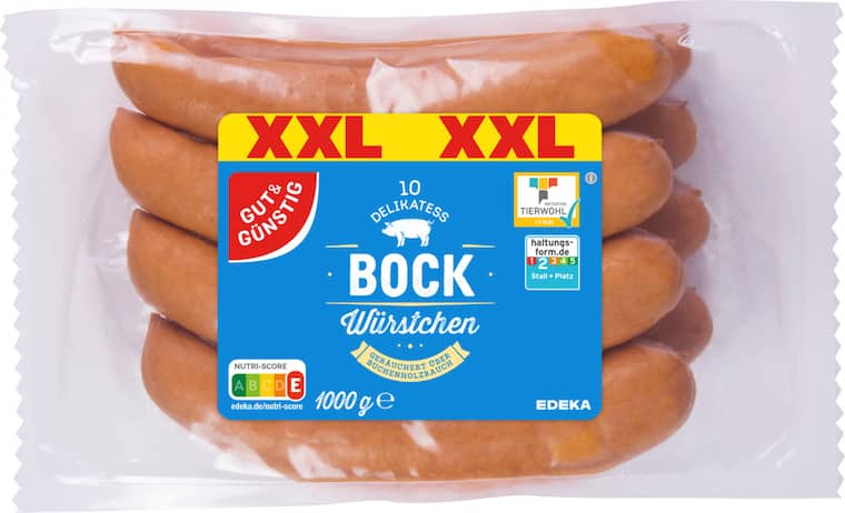 Gut & Günstig Delikatess Bock Würstchen