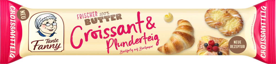 Tante Fanny Frischer Butter Croissant & Plunderteig