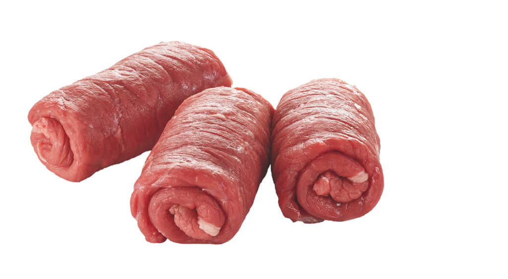 Jungbullen-Braten, -Rouladen ohne Füllung oder -Gulasch