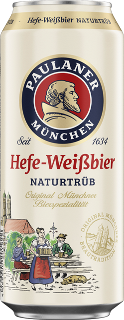 Paulaner Hefe-Weißbier naturtrüb oder Münchner hell