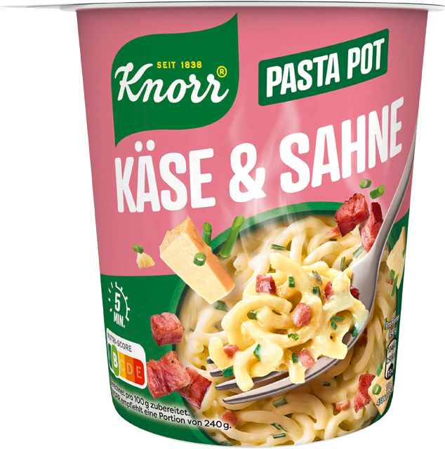 Knorr Pasta Pot oder Asia Noodles 