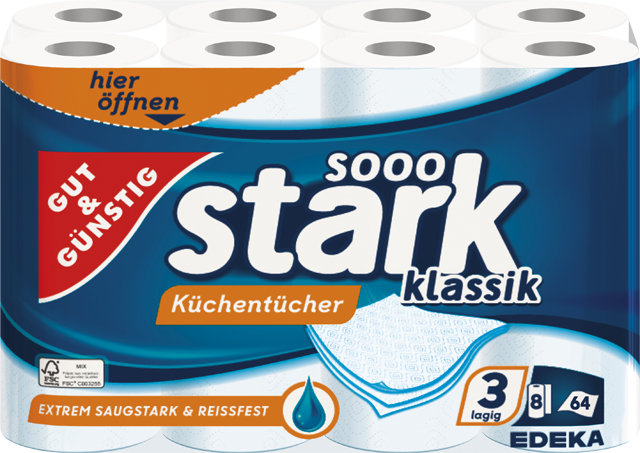 Gut & Günstig Küchentücher Klassik 