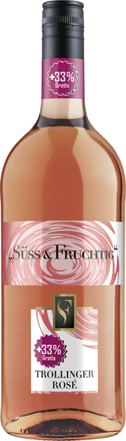 WZG Süß & Fruchtig Trollinger Rosé