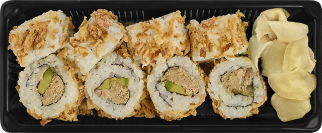 Crunchy California Thunfisch gegart