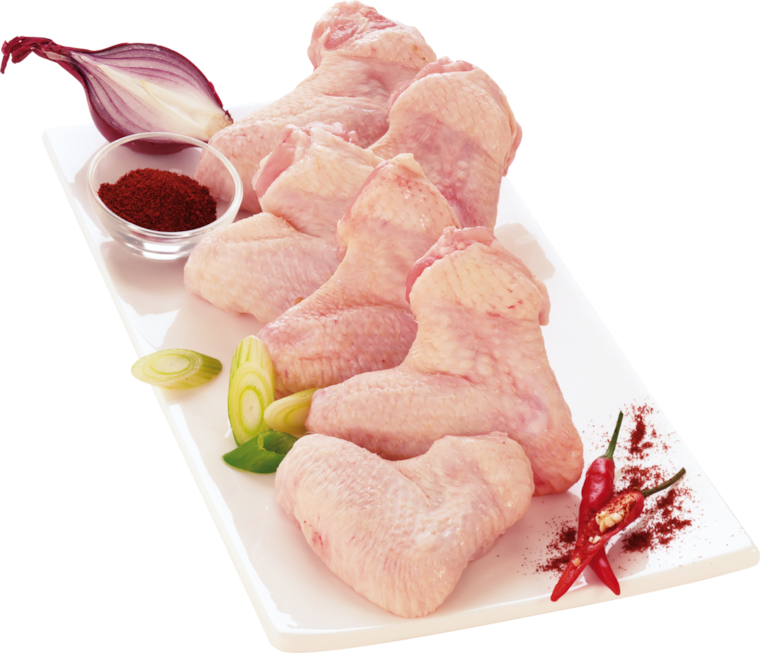 Hähnchen Flügel ohne Spitzen